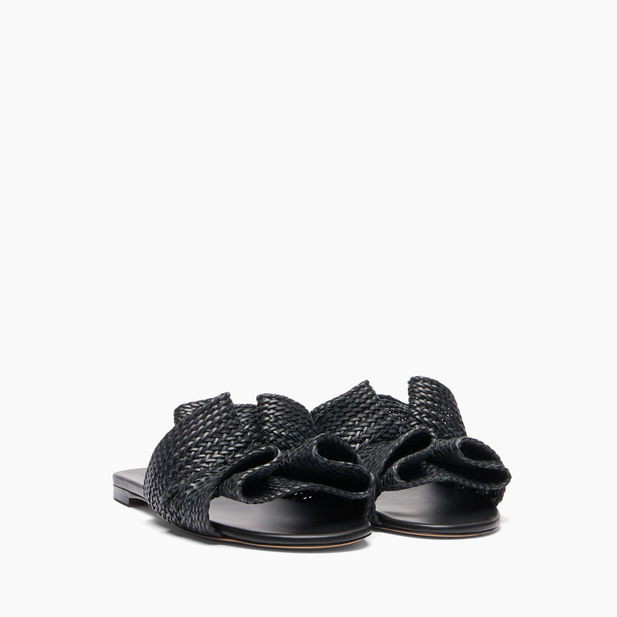 Casadei Hanoi Slide Sandal Black 1M547B0101HANOI