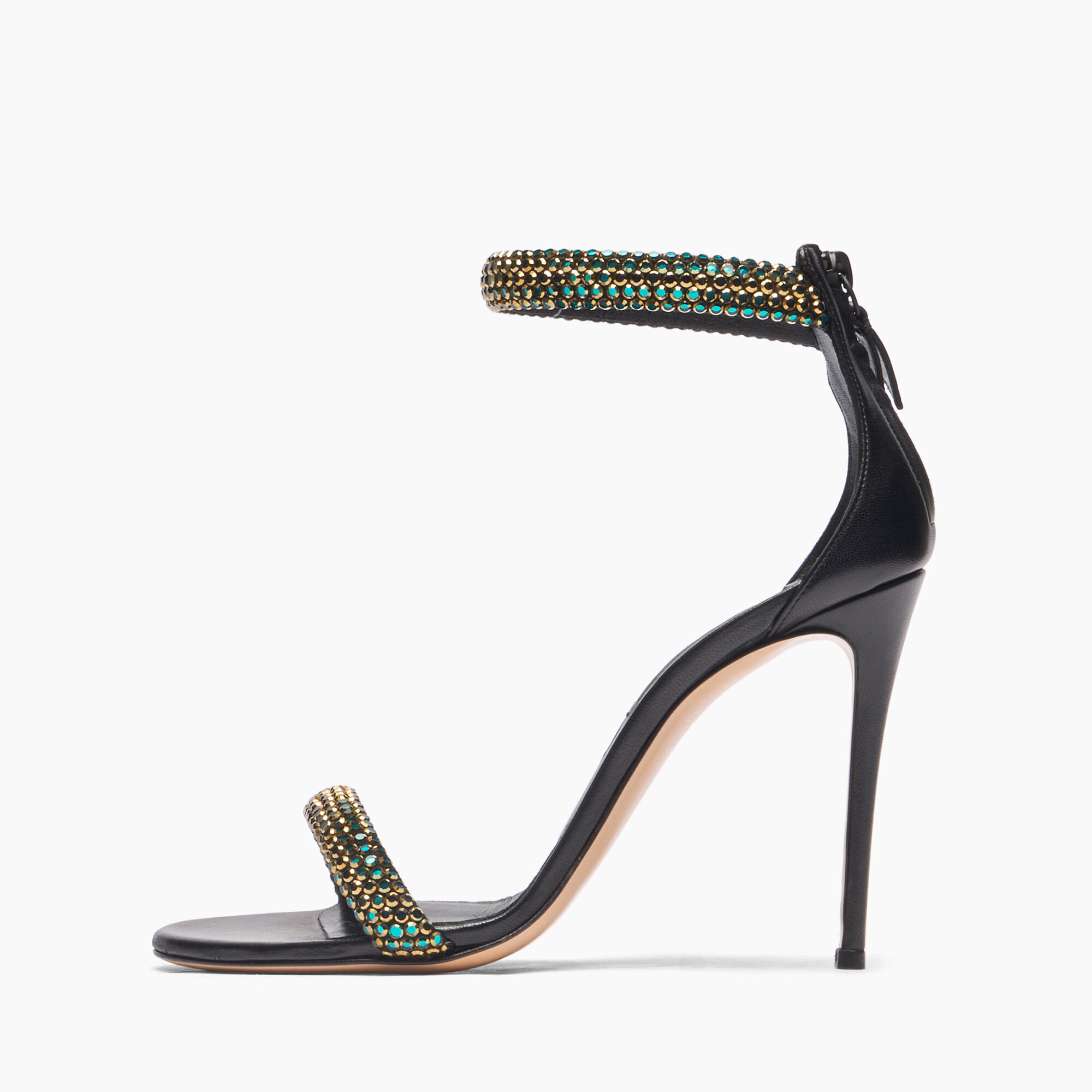 Casadei Julia Olympo Sandals Black 1L318J1001C2660