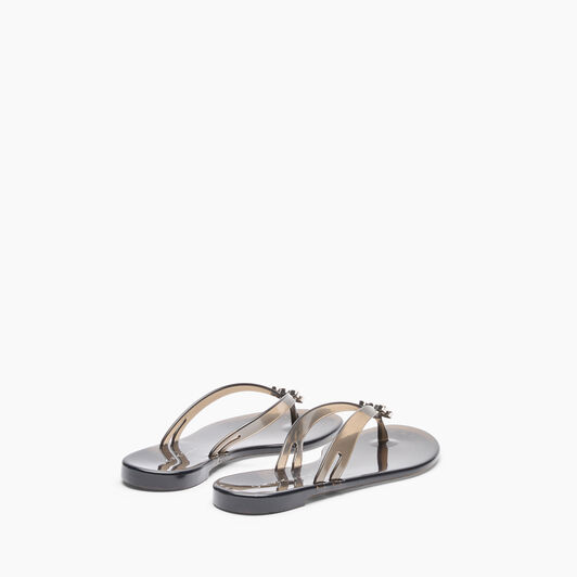 Casadei Jelly Flip Flops Black 2Y257J0101CHBEA