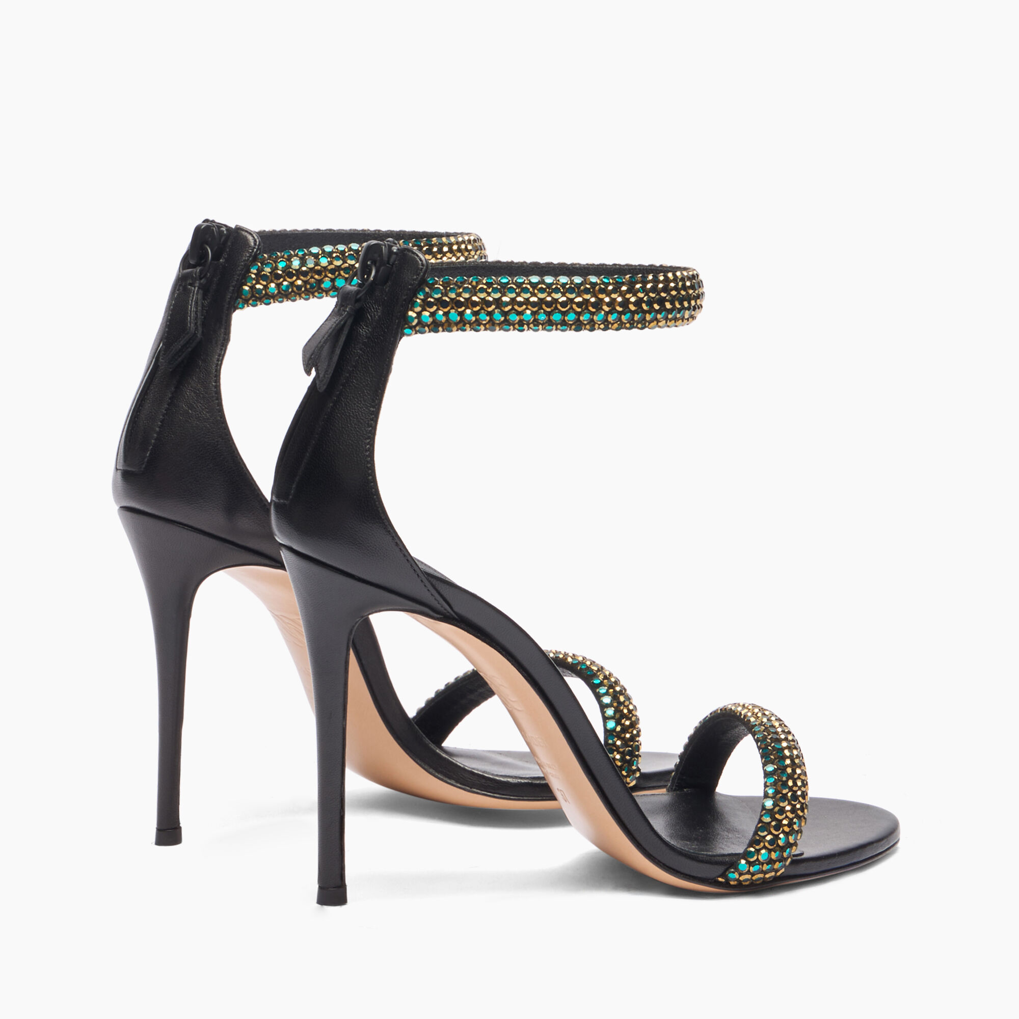 Casadei Julia Olympo Sandals Black 1L318J1001C2660