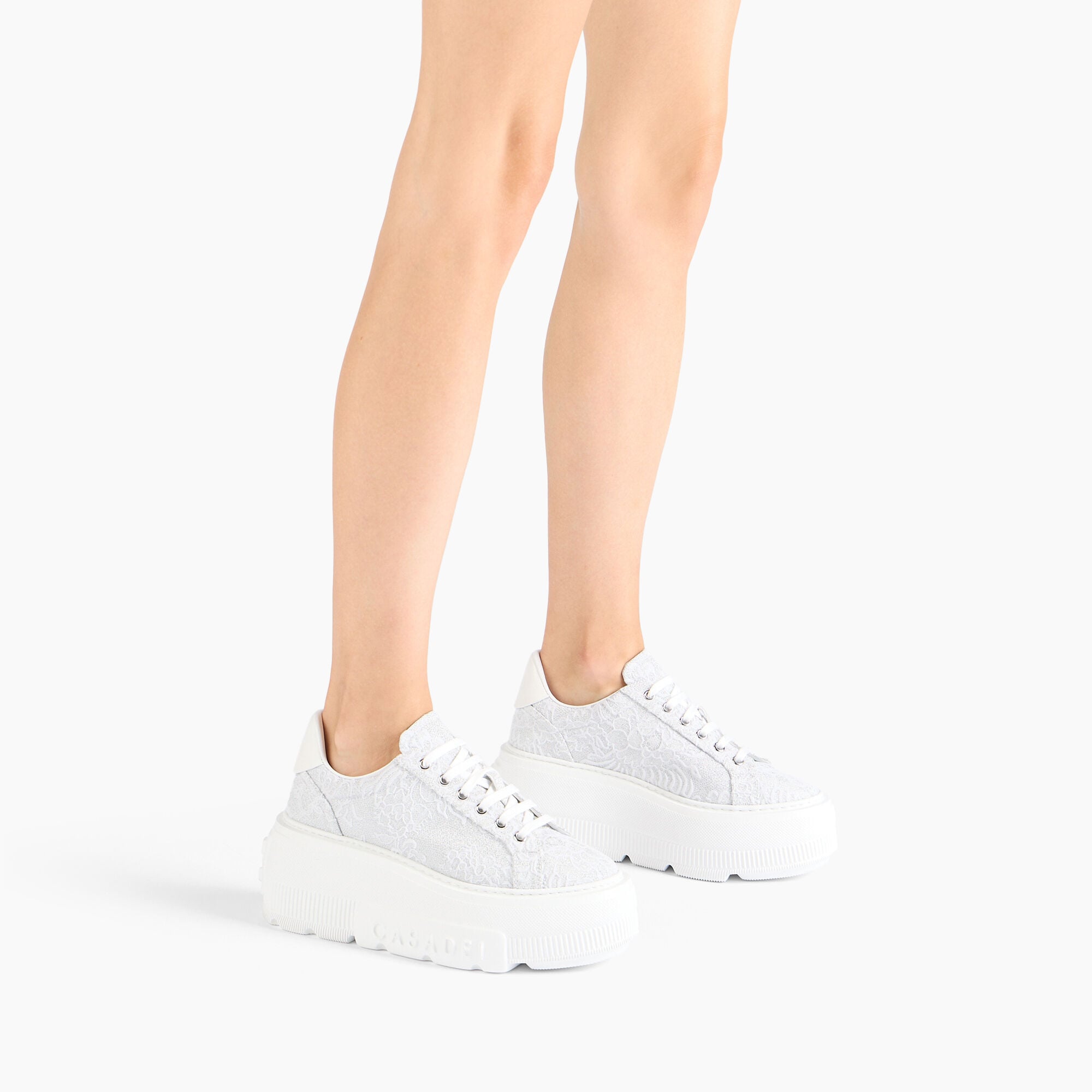 Casadei Nexus Rigel Sneaker Silver+White 2X140C0701C3096 Casadei Nexus Rigel Sneaker Silver+White 2X140C0701C3096