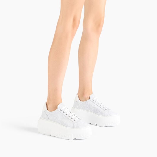 Casadei Nexus Rigel Sneaker Silver+White 2X140C0701C3096 Casadei Nexus Rigel Sneaker Silver+White 2X140C0701C3096