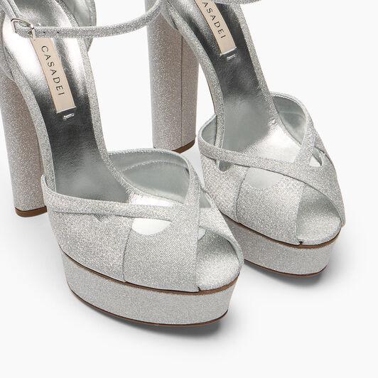 Casadei Flora Solar Eclipse Platfrom Silver 1L428B1401SOLAE