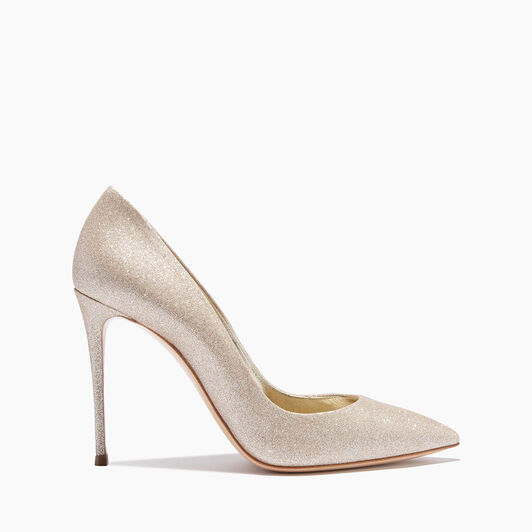Casadei City Light Perfect Pump Platinum 1F911W1001CITYL