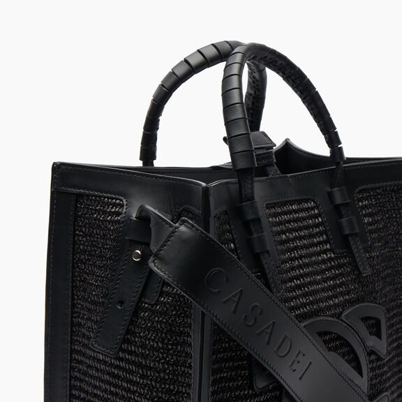 Casadei Mini bolso shopper Beaurivage Negro 3W380V0000BEAUR Casadei Mini bolso shopper Beaurivage Negro 3W380V0000BEAUR