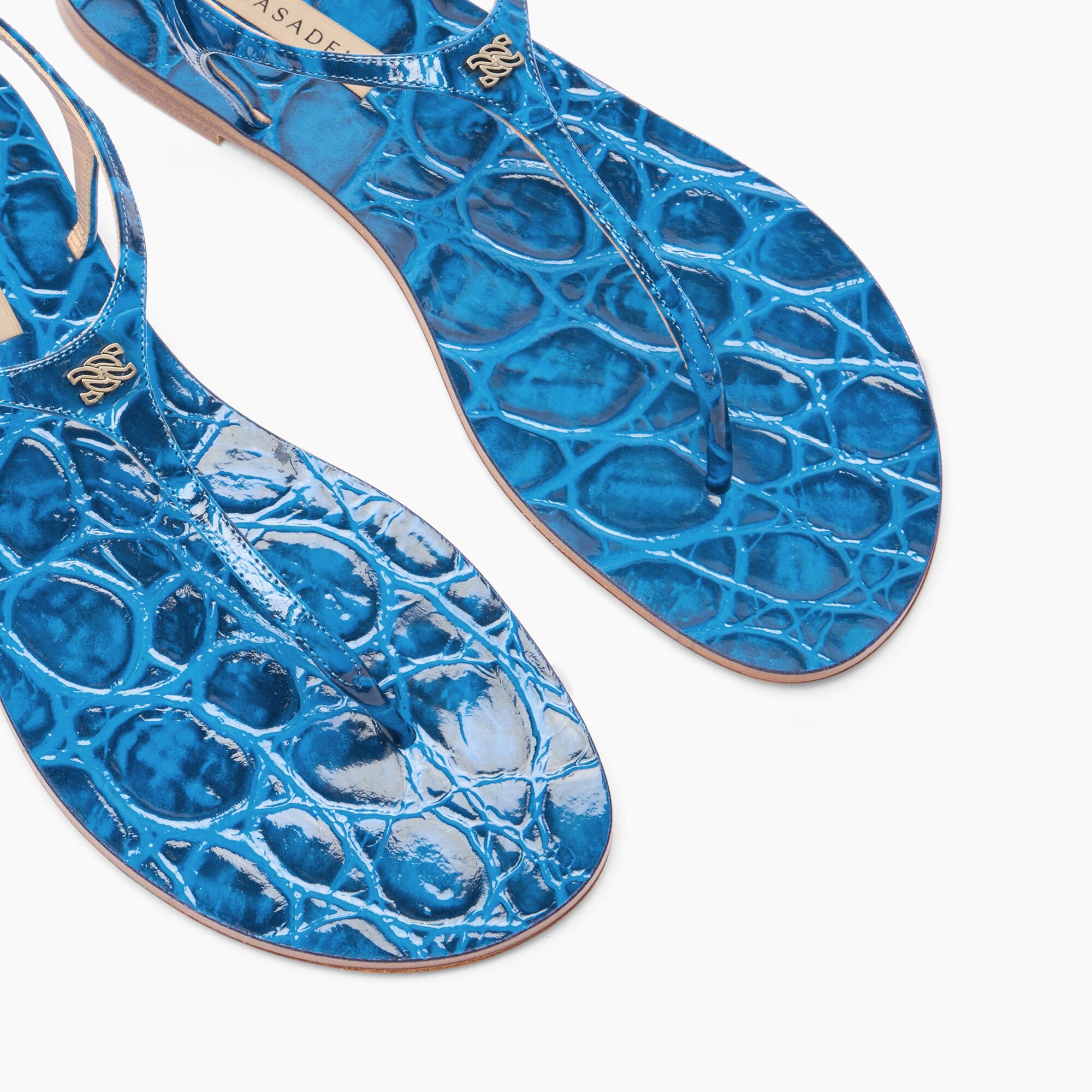Casadei Jurassic Thong Sandals Ocean 1N232J0101C2663