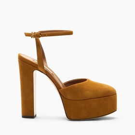 Casadei Sandale Patty Platform Renna Saffron 1G688C1301RENNA Casadei Sandale Patty Platform Renna Saffron 1G688C1301RENNA