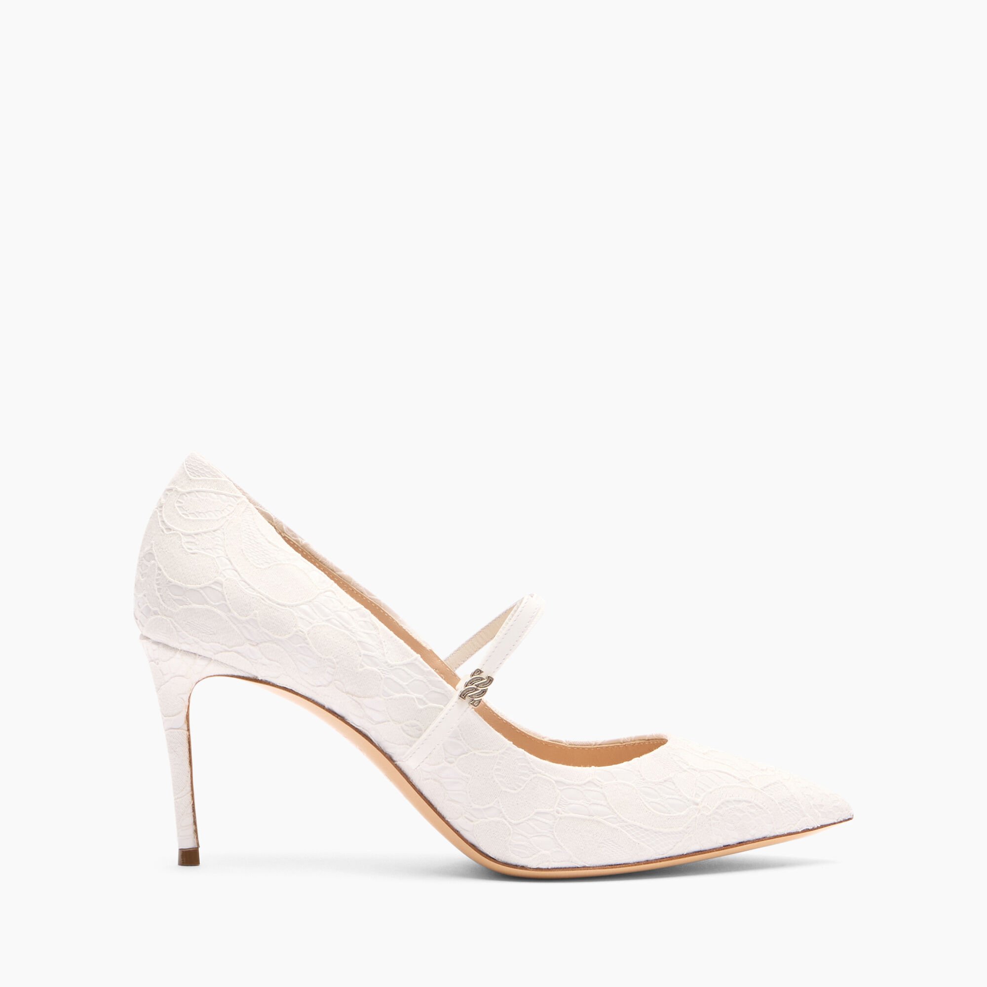 Casadei Julia Penny Liberty Pumps White 1F014A0801T0520