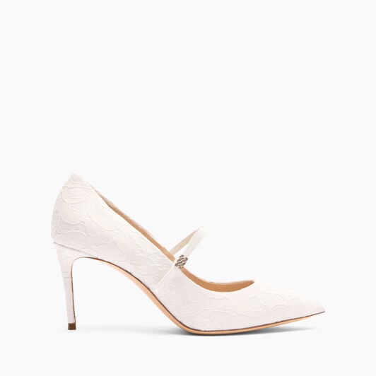 Casadei Julia Penny Liberty Pumps White 1F014A0801T0520 Casadei Julia Penny Liberty Pumps White 1F014A0801T0520