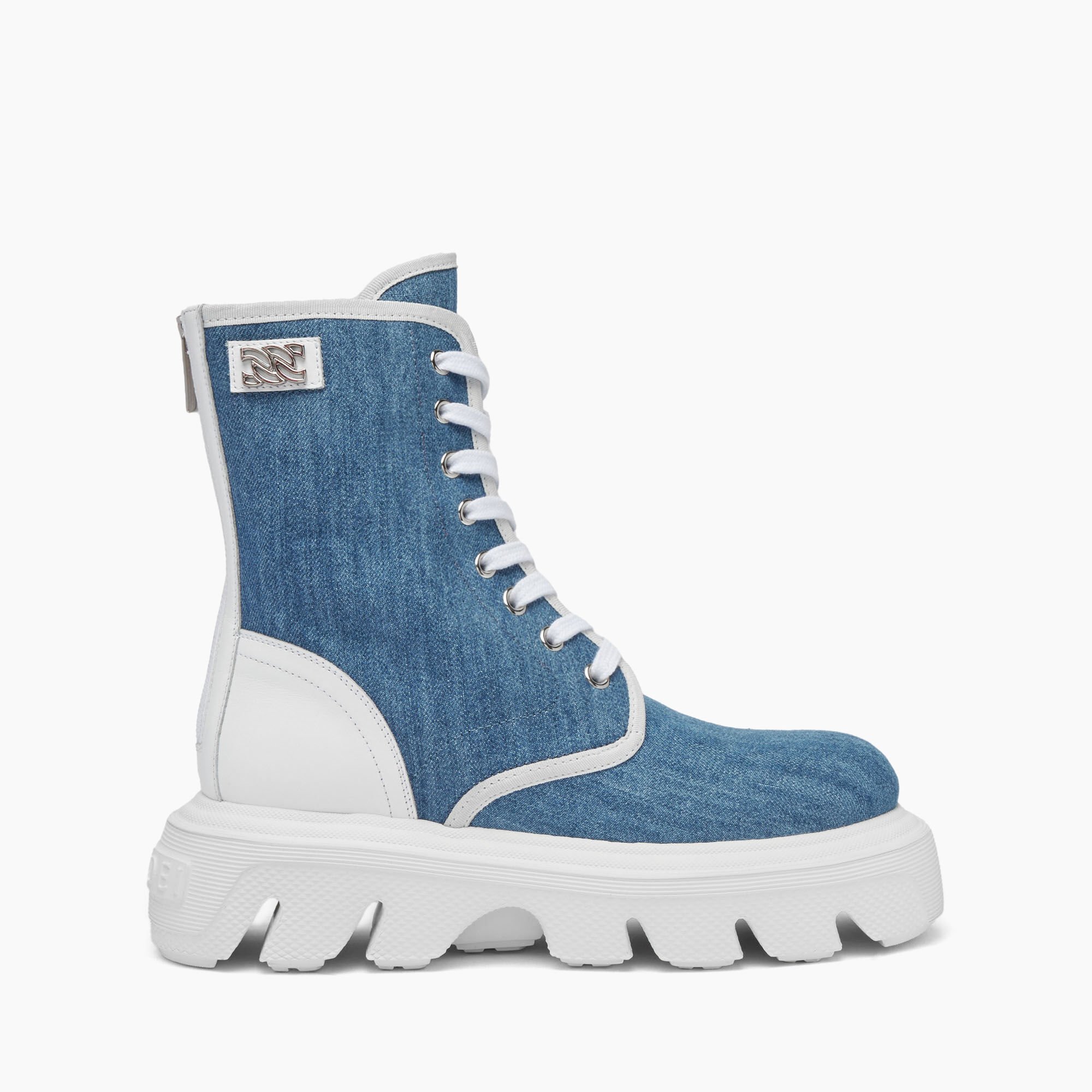 Generation C Denim Biker Boots in for Women Casadei
