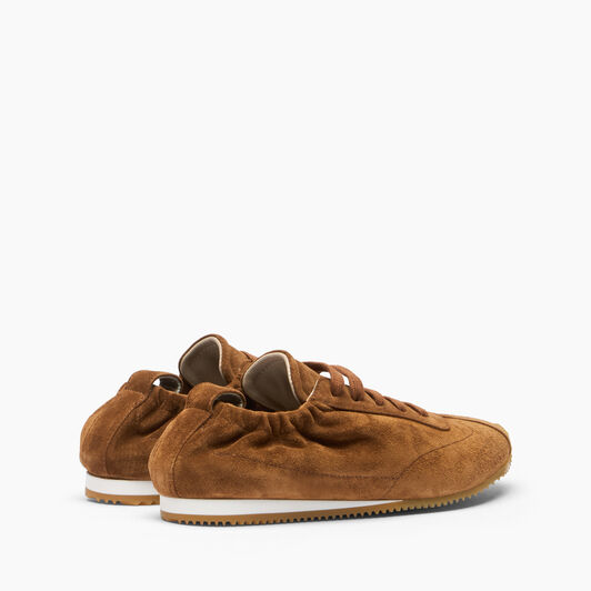 Casadei Rythm Suede Sneaker Saddle 2X120B0101C2682