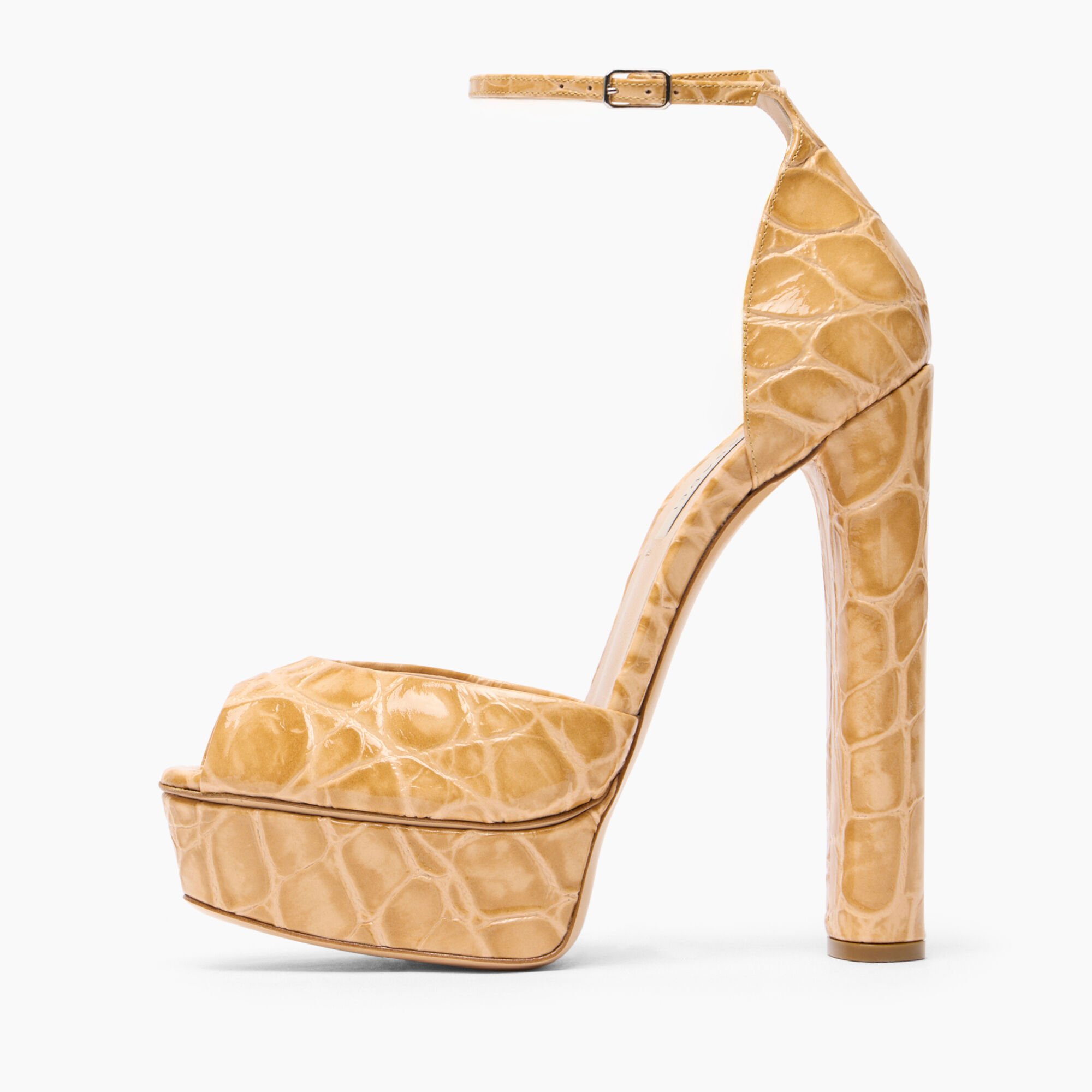 Casadei Flora Jurassic Platform Sandals Toffee 1L287Y1401JURAS