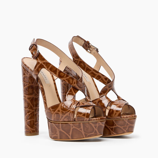 Casadei Flora Jurassic Platform Sandals Sella 1L333J1401JURAS