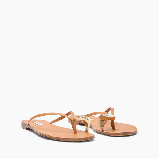 Casadei Soraya Thong Sandal Natural 1N263B0101C3025