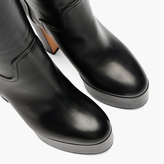 Casadei Patty To The Knee Boots Black 1S381A1301LOVEC Casadei Patty To The Knee Boots Black 1S381A1301LOVEC