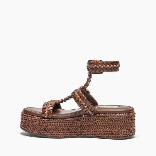 Casadei New Zeppa Colosseo Platform Rum 1L362J0201C2774