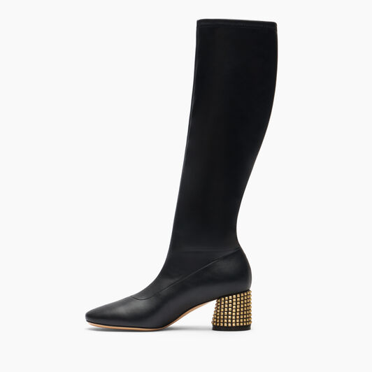 Casadei Goldmember To The Knee Black 1S383A0501C2899