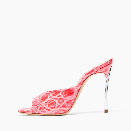 Casadei Blade Jurassic Mules Coral 1M432J100MC2639
