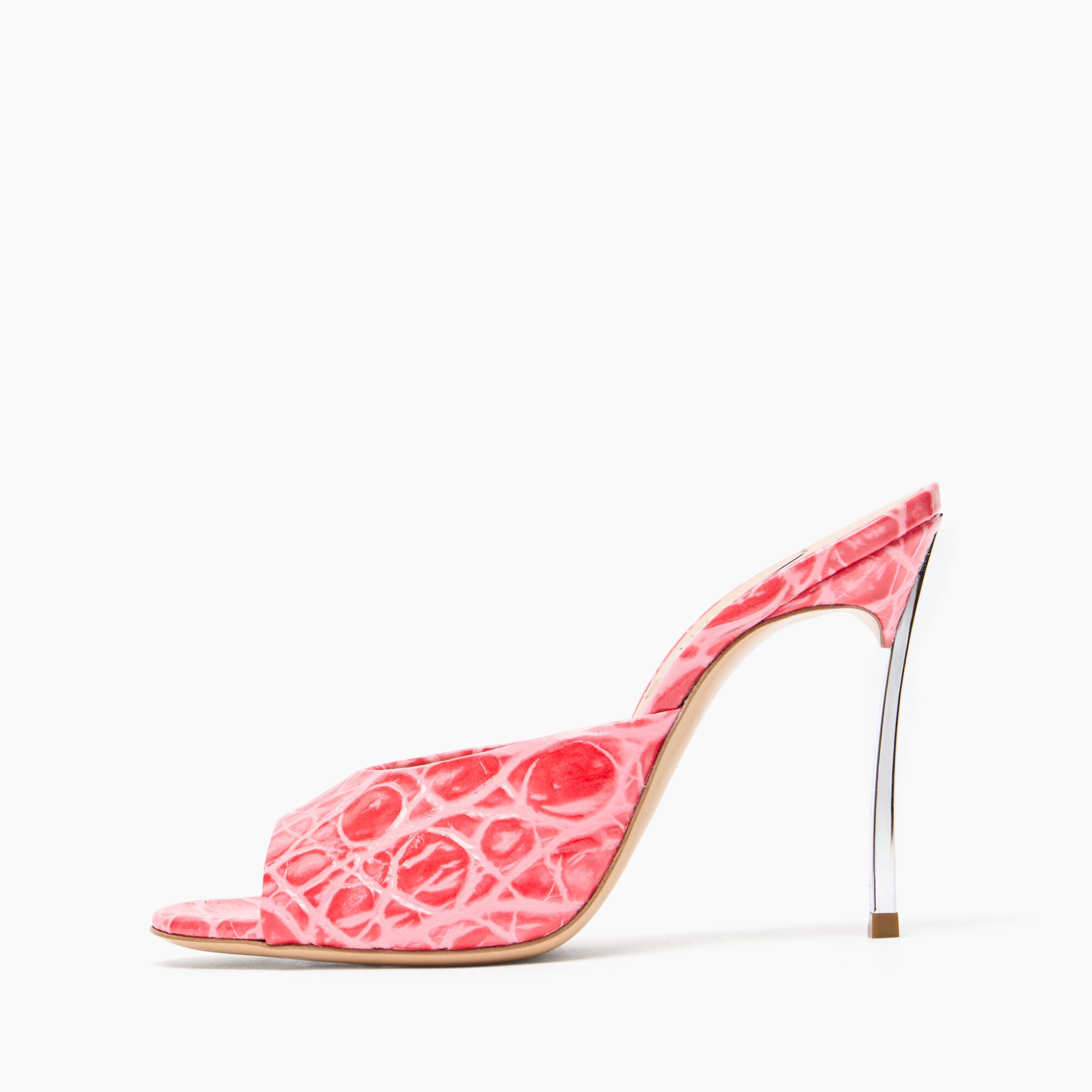 Casadei Blade Jurassic Mules Coral 1M432J100MC2639