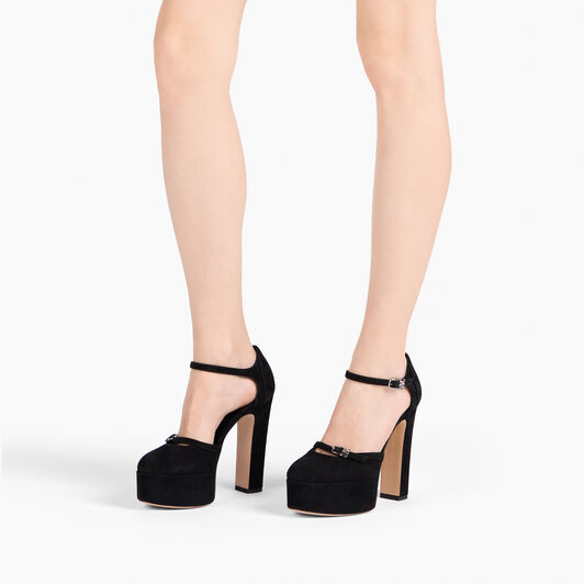 Casadei Patty Platforms Black 1H046A1301CAMOS