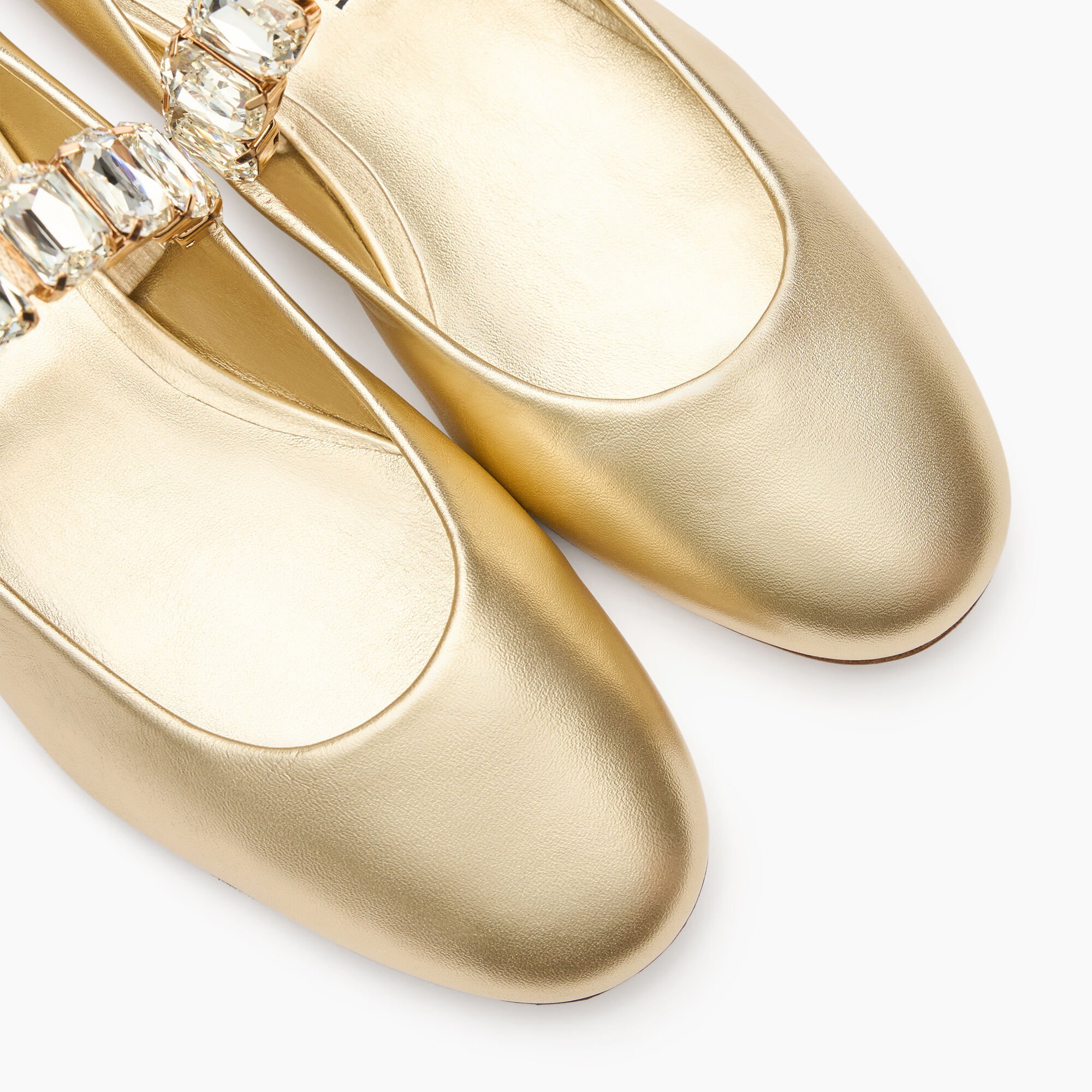 Casadei Flash Ballet Flats Platino 1A283J0101C2677
