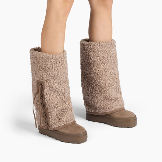 Casadei Double Face High Boot Caribou 2S395A0811T0556 Casadei Double Face High Boot Caribou 2S395A0811T0556