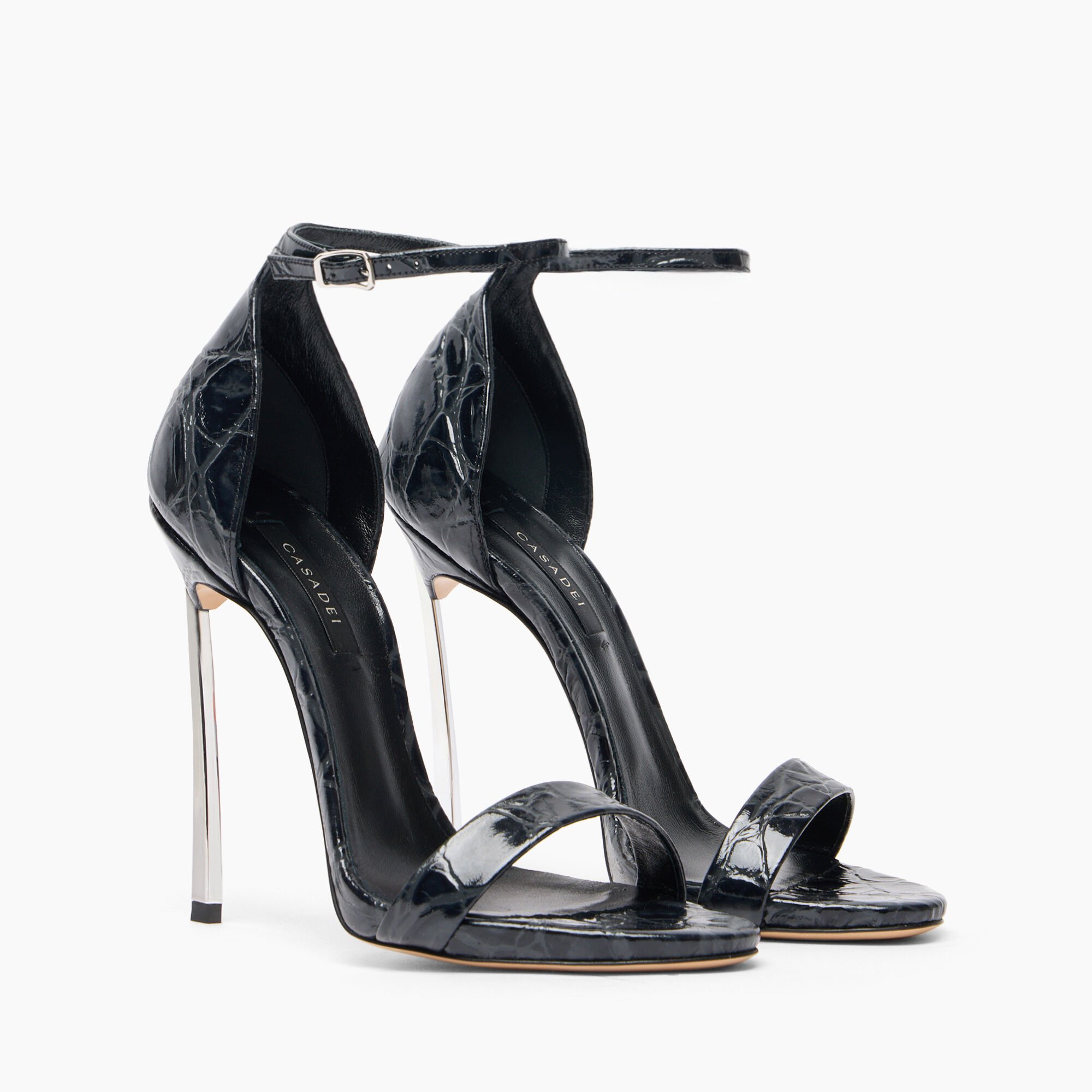 Casadei Cappa Blade Jurassic Sandals Black 1L224L120MC2639