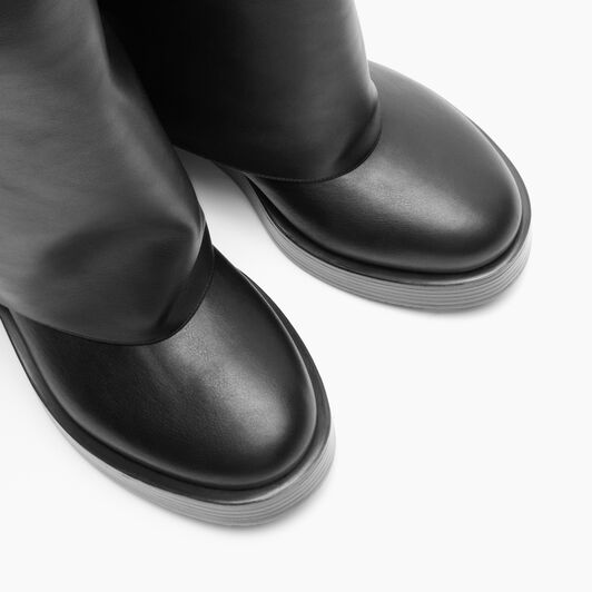 Casadei Charlie Double High Boots Black 1S357Y0301LAABR
