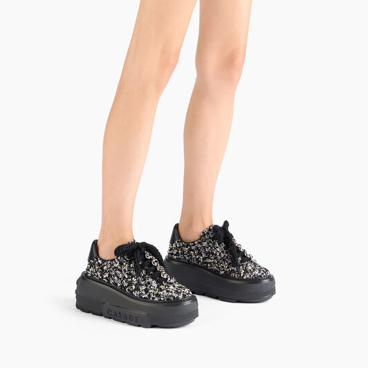 Casadei Sneaker Nexus Buclé Black 2X125C070NC3091