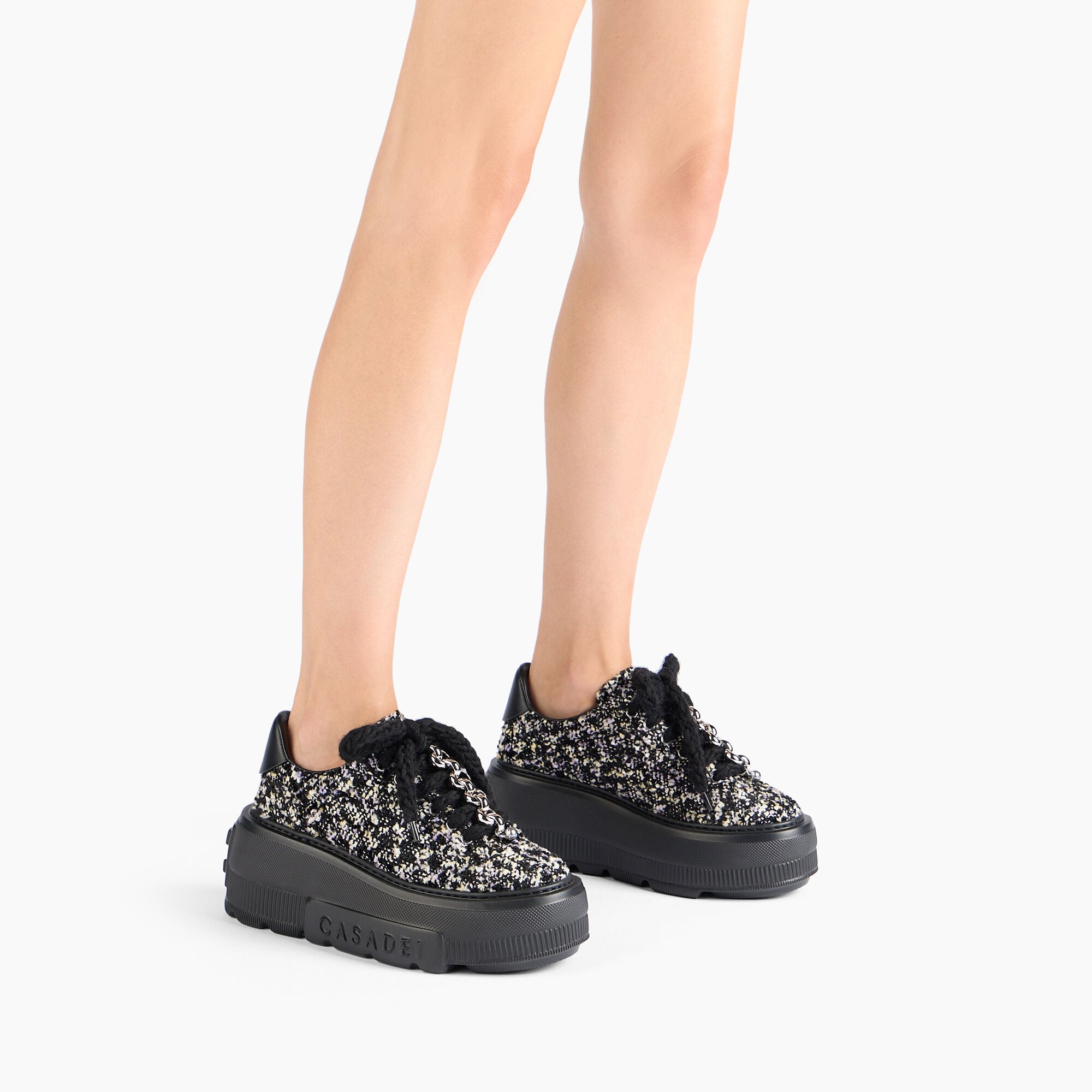 Casadei Sneaker Nexus Buclé Black 2X125C070NC3091