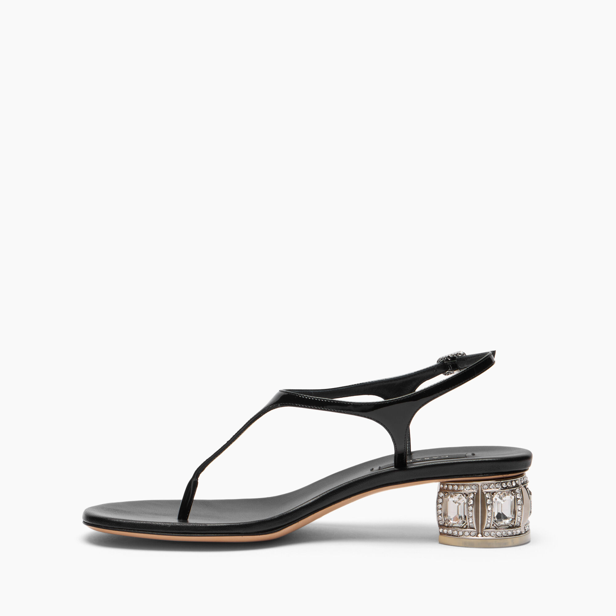 Casadei Belle Epoque Infradito Tacco Black 1N253B0301C2970