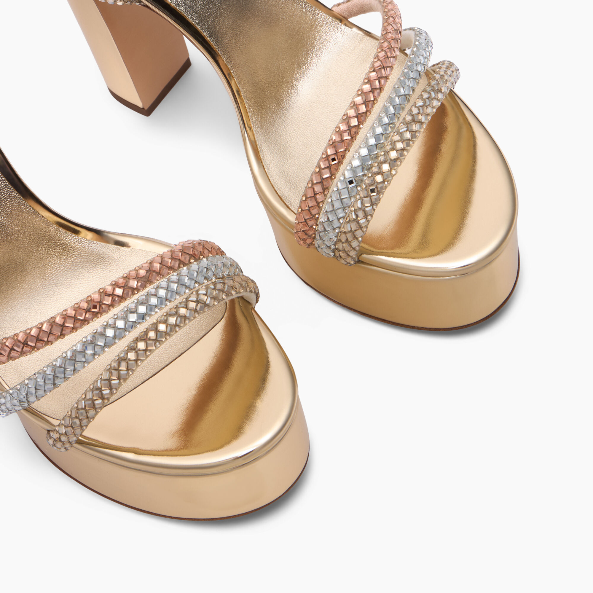 Casadei Plateforme Patty Andromeda Platinum 1L444B1301C2967