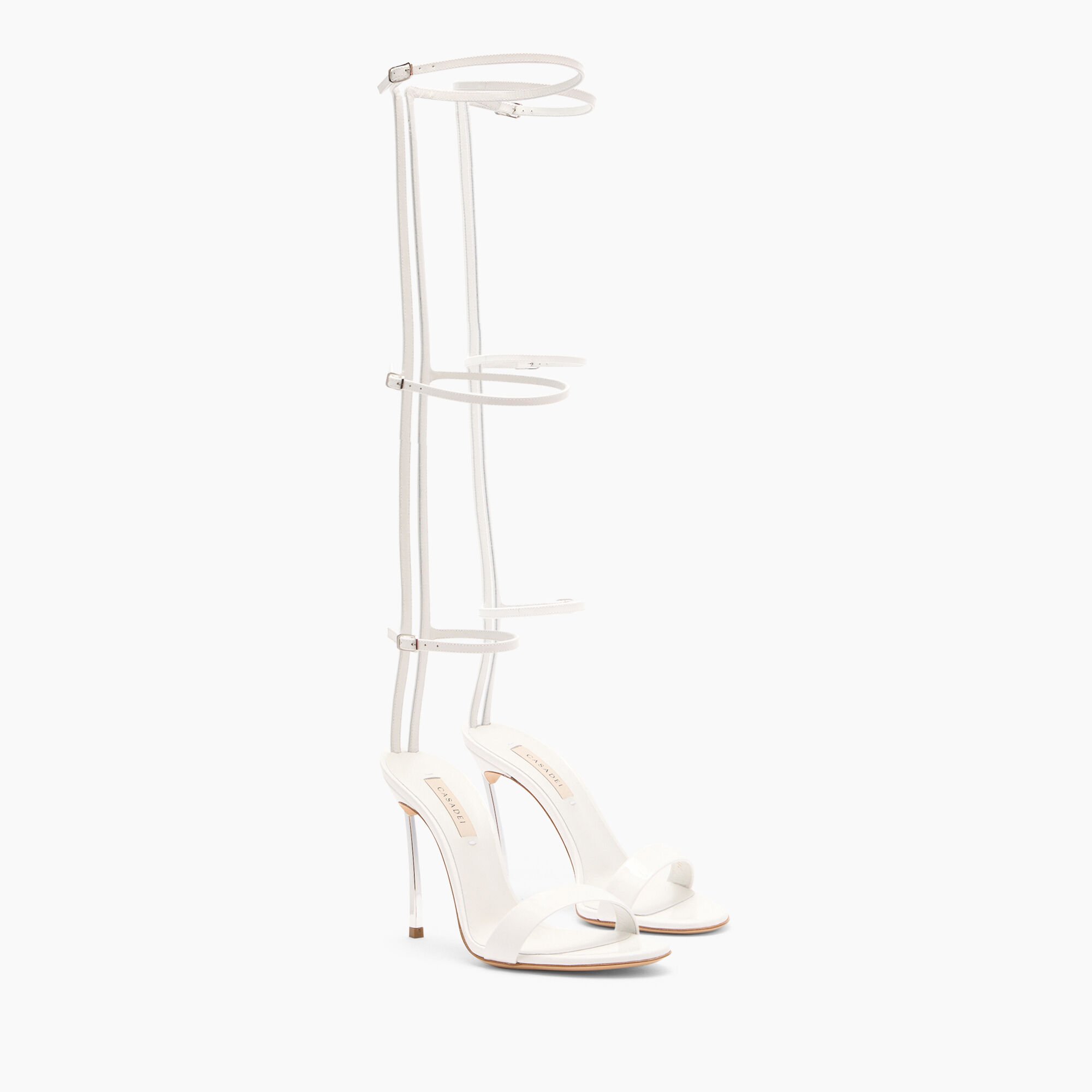 Casadei Musa Blade Sandal White 1L347J100MC2327