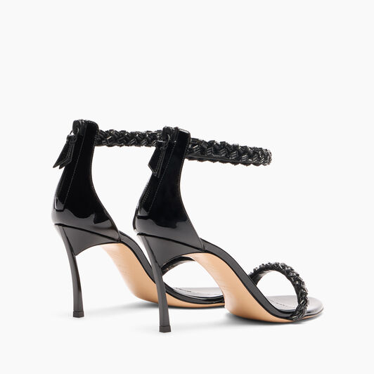 Casadei Starsway Blade Sandals Black 1L396A080TT0528