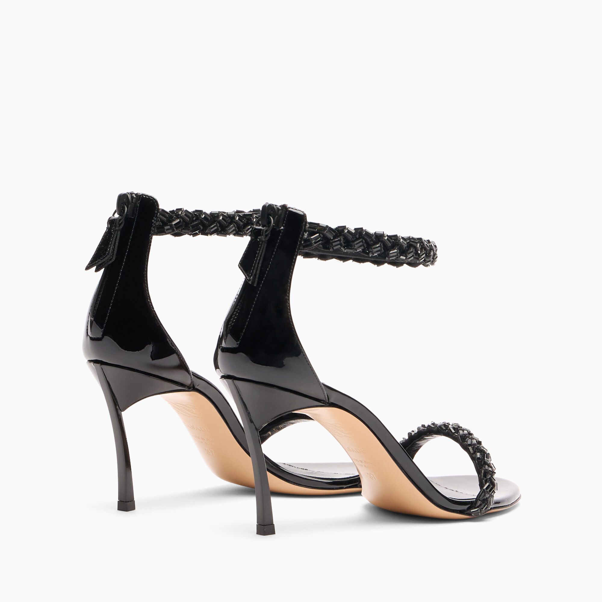 Casadei Starsway Blade Sandals Black 1L396A080TT0528