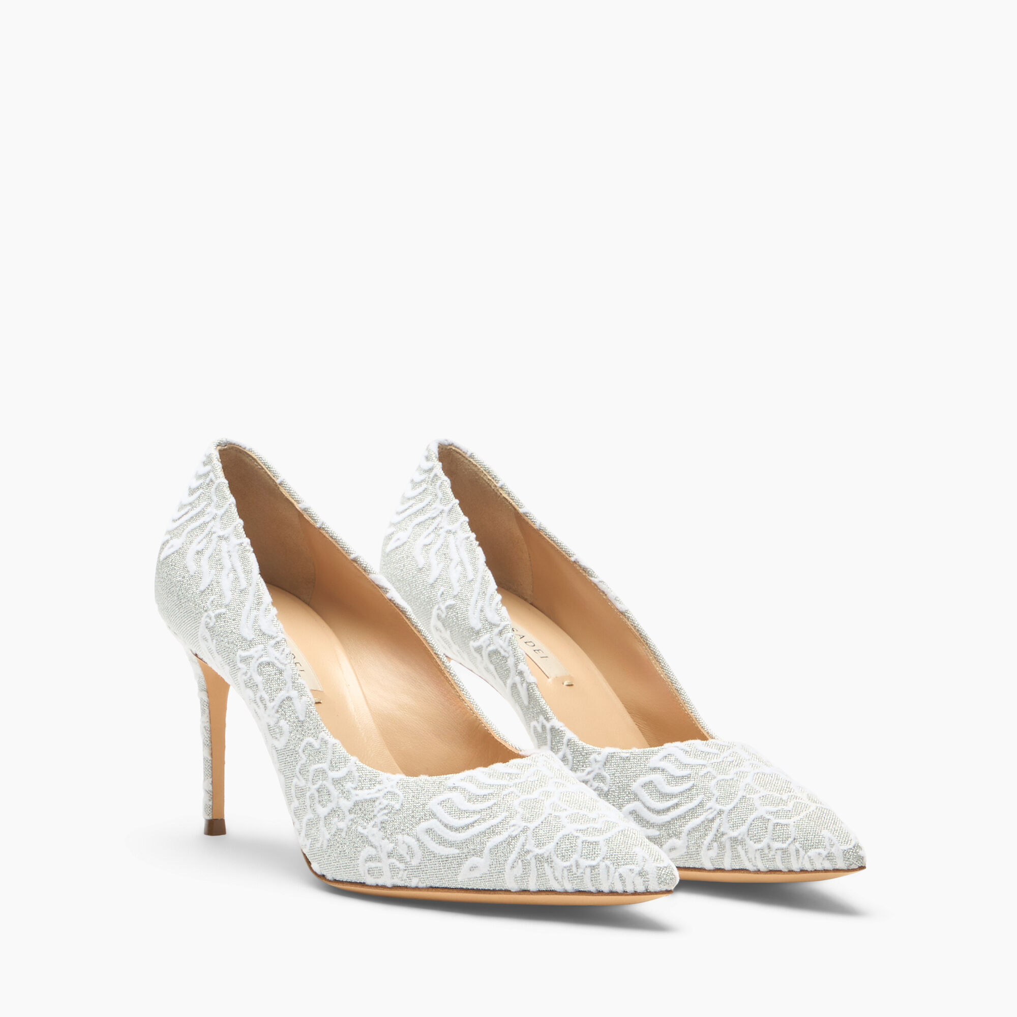 Casadei Julia Rigel Pump Silver 1F082C0801RIGEL Casadei Julia Rigel Pump Silver 1F082C0801RIGEL
