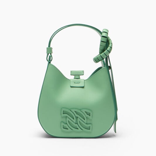 Casadei Mini Vandome Bag Green light 3W492B0000VDMNO Casadei Mini Vandome Bag Green light 3W492B0000VDMNO