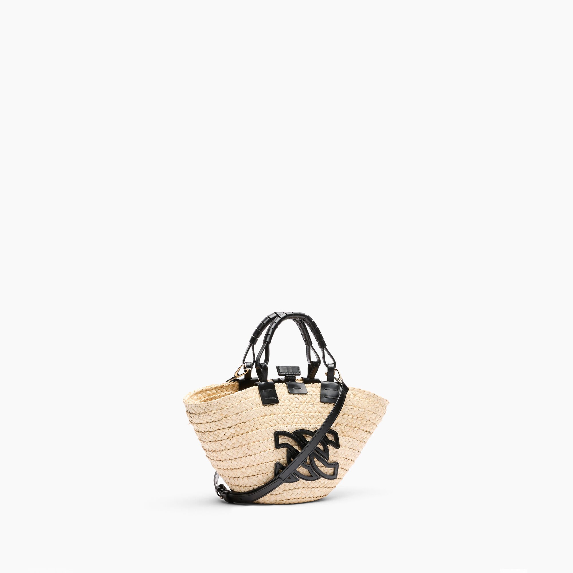 Casadei Panarea Bag Natur and Black 3W431X0000PANAR