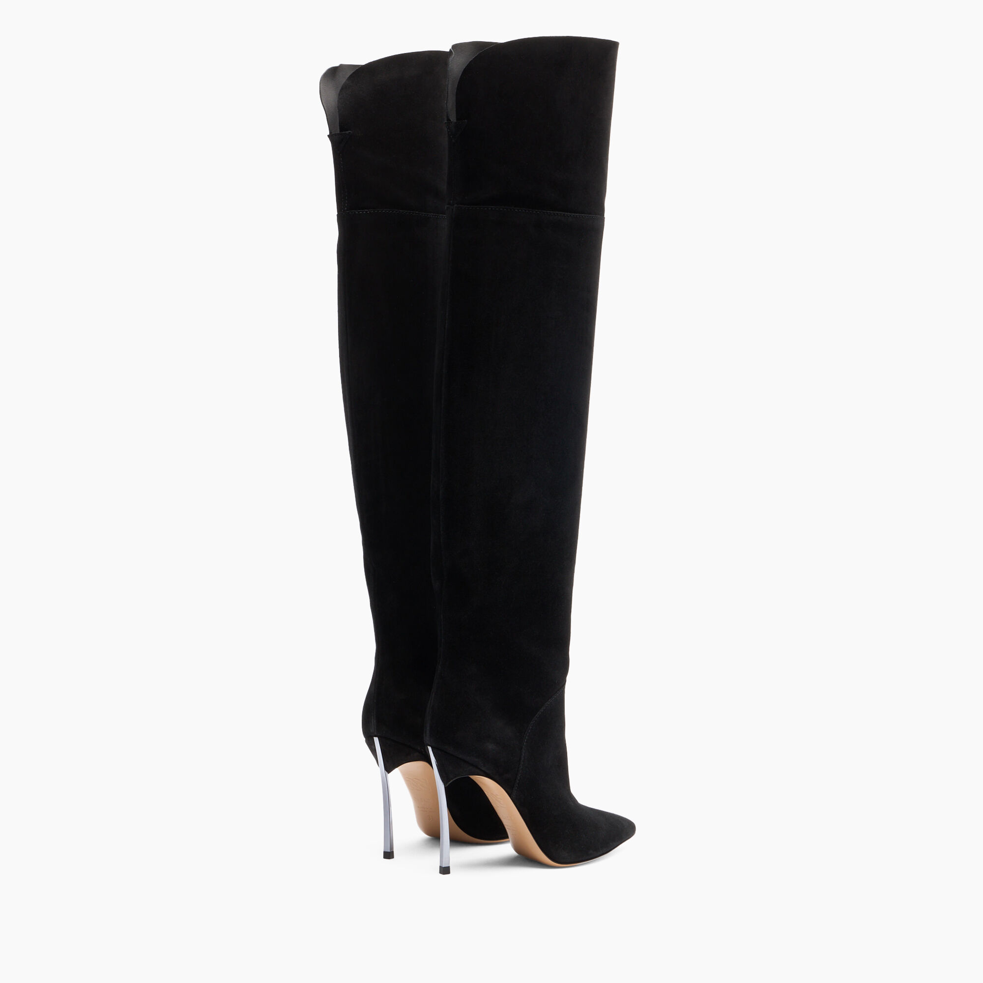 Casadei Blade Reversible Over The Knee Black 1T076A100MC1832