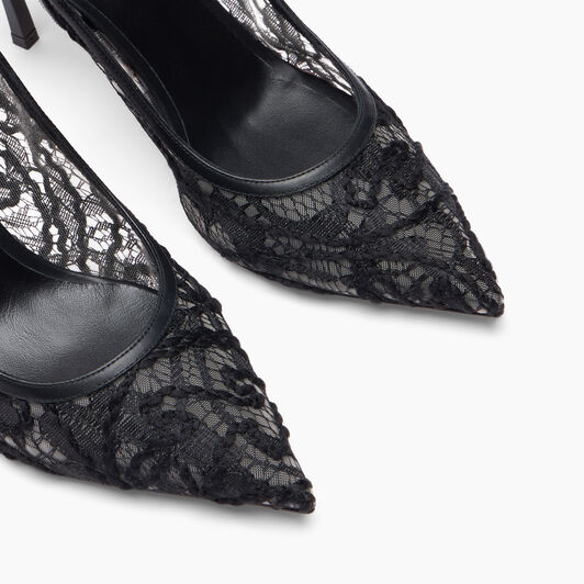 Casadei Chantilly Blade Slingback Black 1G680B080TT0577