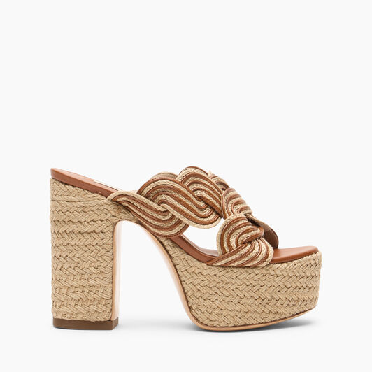 Casadei Platform Thaiti Leather 1M572B1201TAHTI