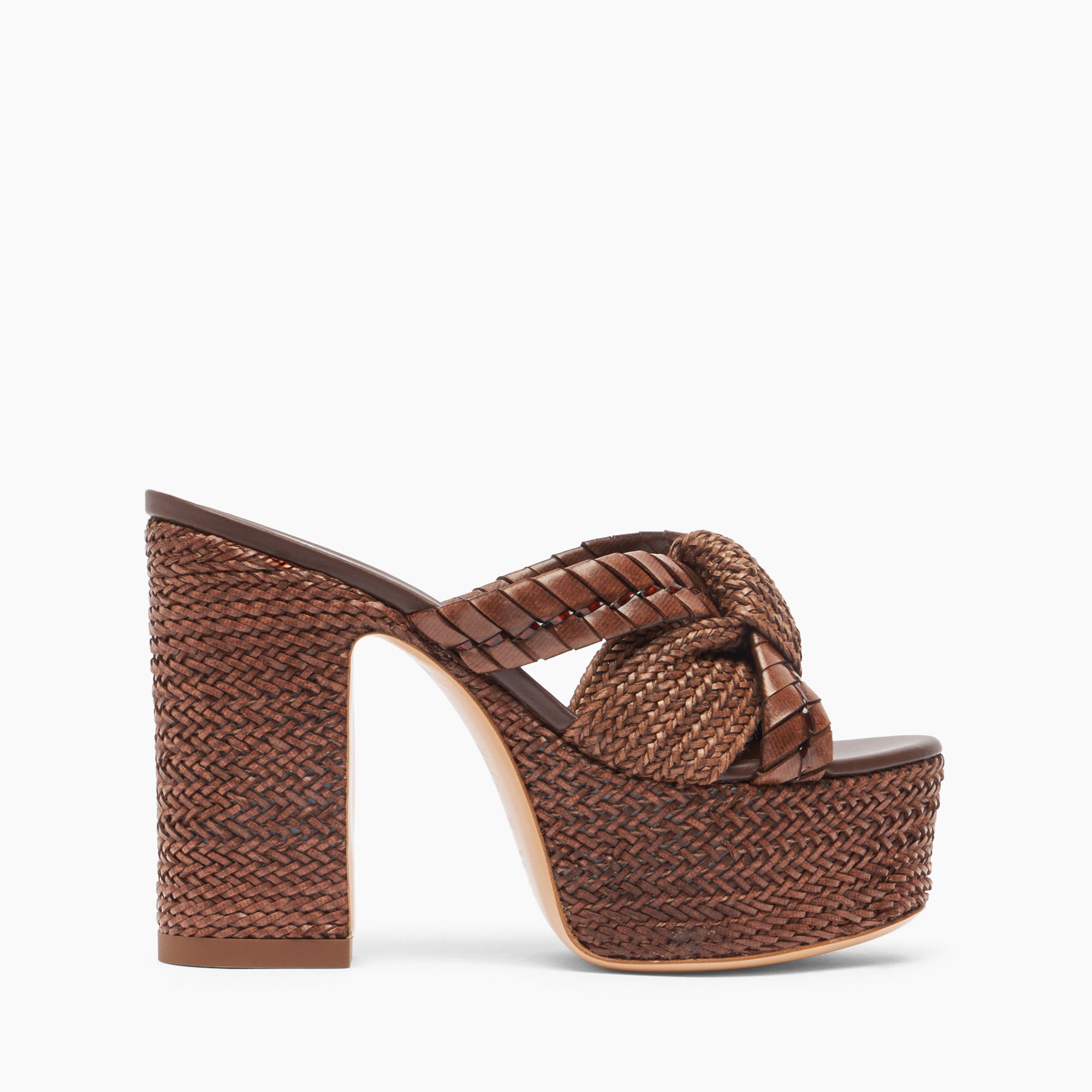 Formentera Platform Sandals in rum for Women Casadei