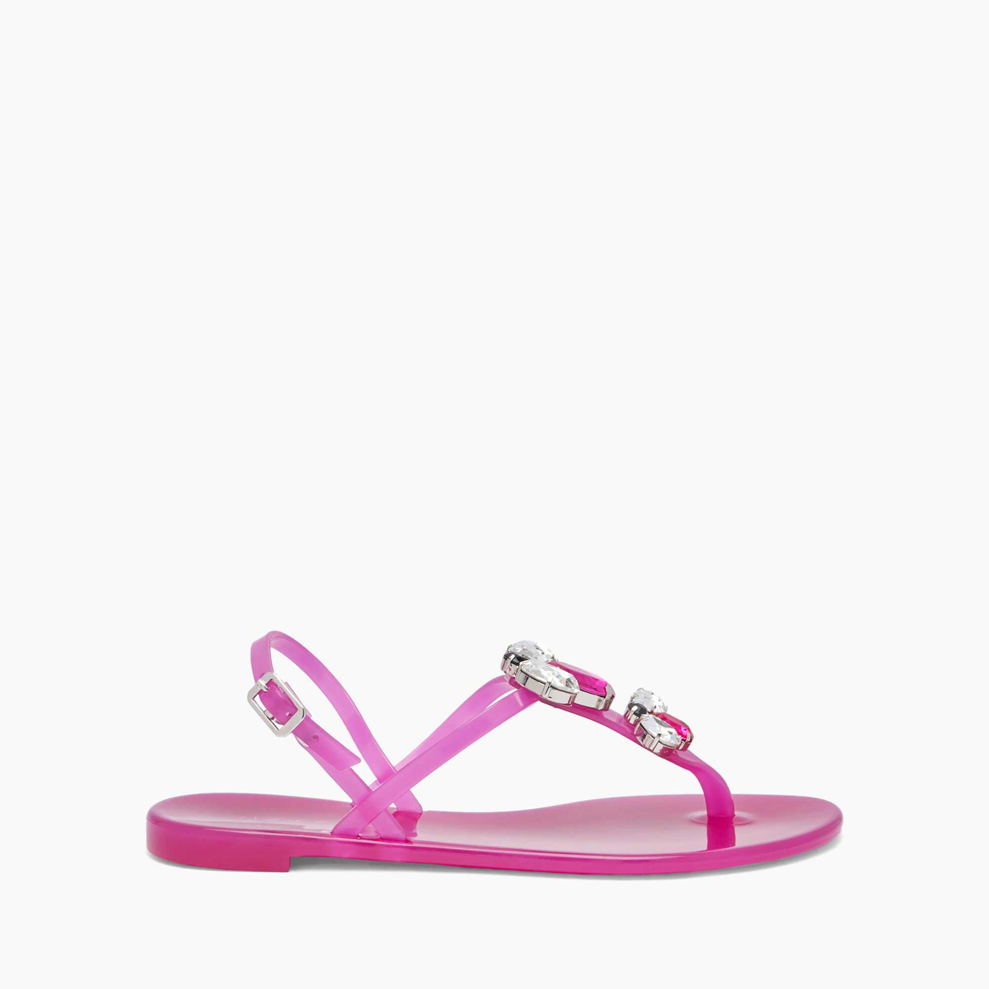 Jelly Flats in Fuchsia for Women Casadei