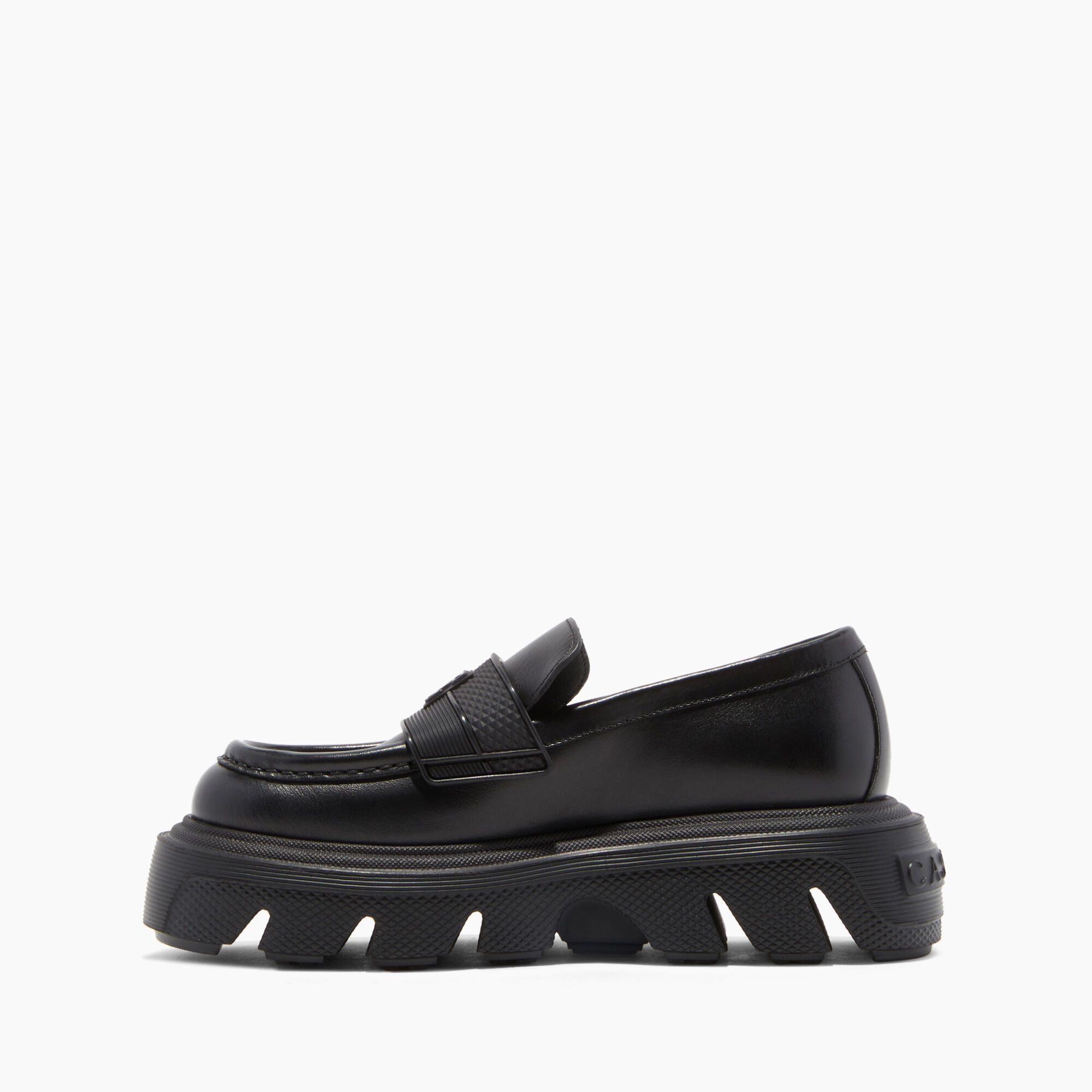 Casadei Generation C Leather Loafer Black 2D243W040NC1063