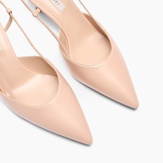 Casadei Julia Slingback Leather Powder 1G621J0501MINOR