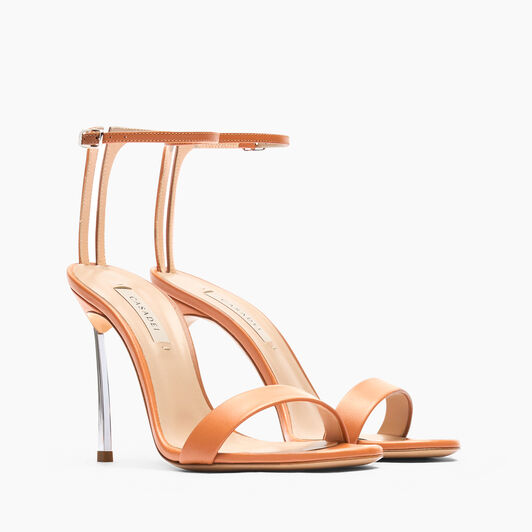 Casadei Marta Leather Sandals Caramel 1L165W100MC2015