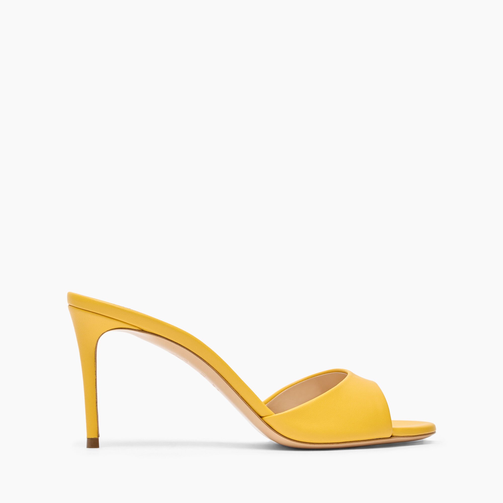 Casadei Julia Leather Mules Curcuma 1M407J0801MINOR