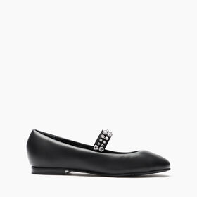 Casadei Puff Leather Ballerinas Black 1T053W100MC2531