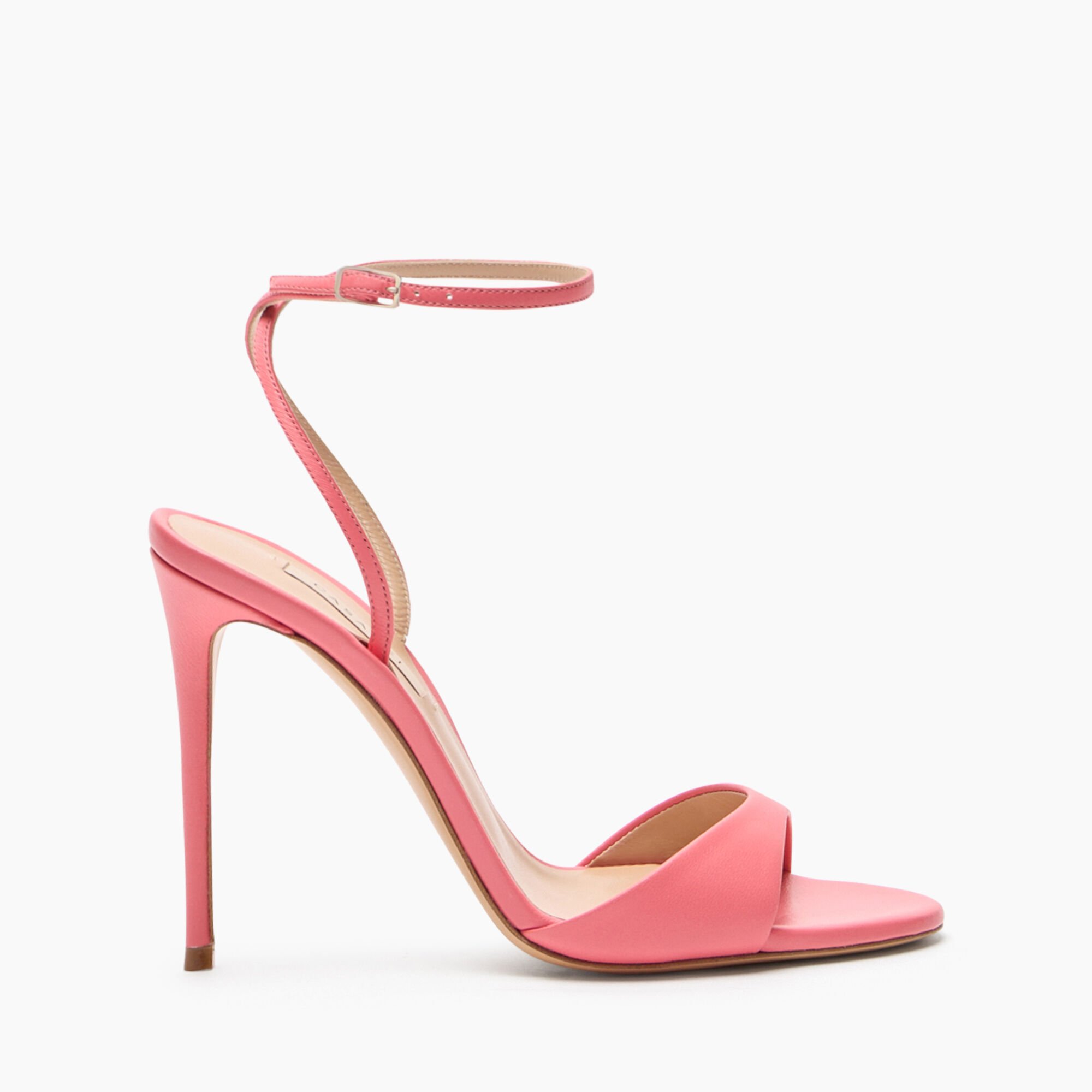 Casadei Julia Leather Sandals Coral 1L293J1001MINOR