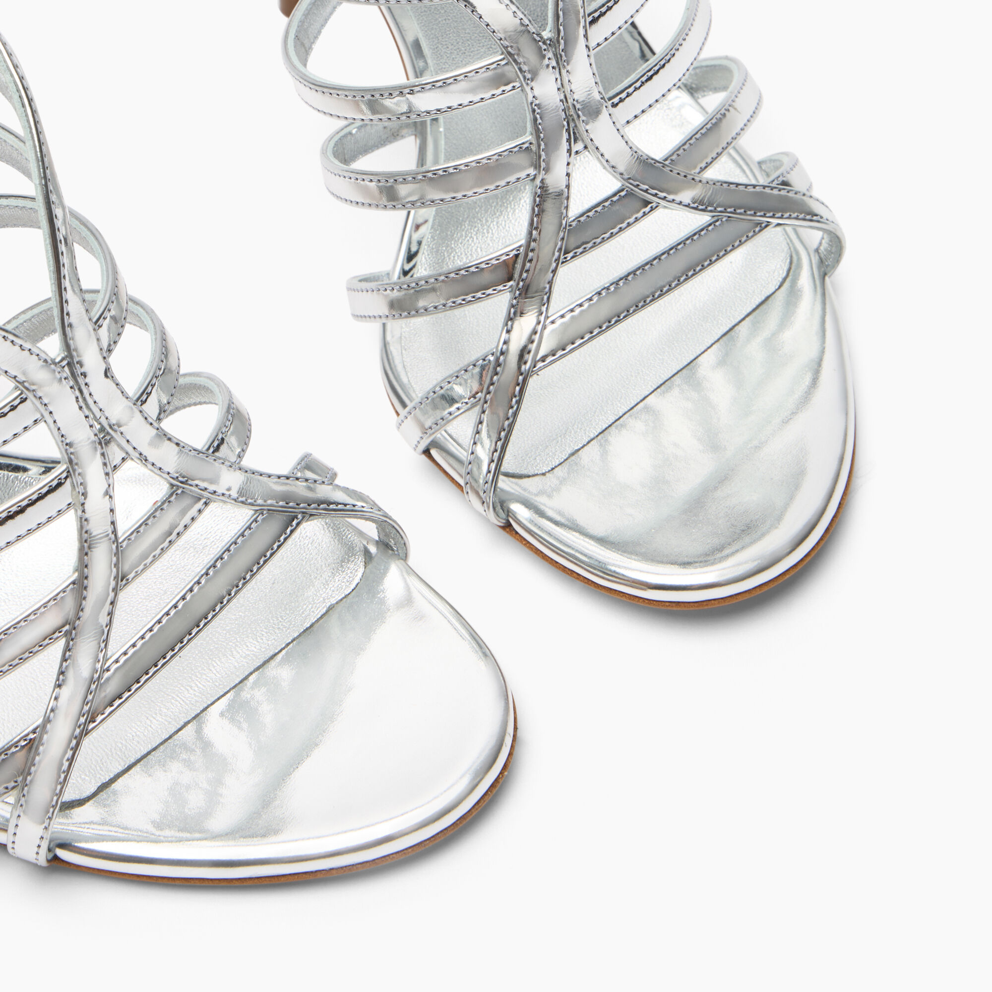 Julia Jolly Interstellar Sandal in Silver for Women | Casadei®